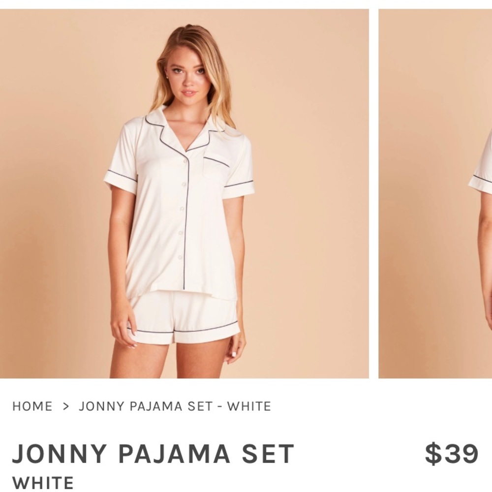 Wedding getting ready pajamas